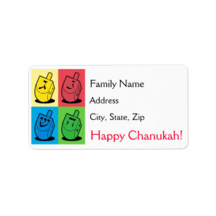 Chanukah Address Labels