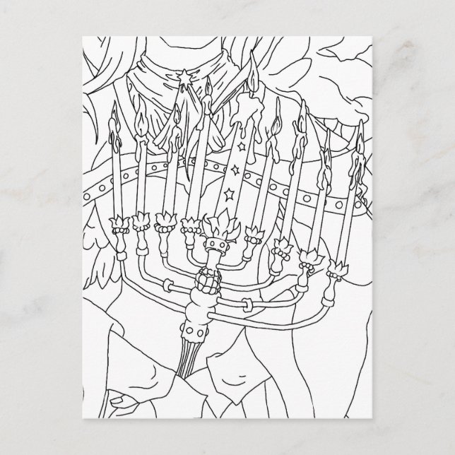 Chanukah Angel Postcard (Front)