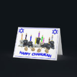 Chanukah Card<br><div class="desc">The Honor Litter,  design by Julie Hansen.  Add your own text inside</div>