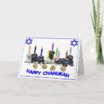 Chanukah Card<br><div class="desc">The Honor Litter,  design by Julie Hansen.  Add your own text inside</div>