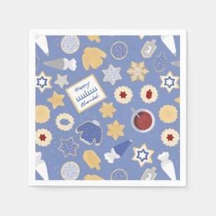 Chanukah cookie party napkin