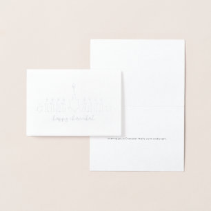 Chanukah Foil Card