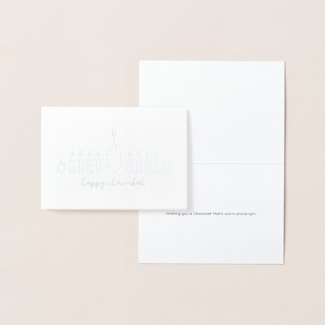 Chanukah Foil Card (Display)