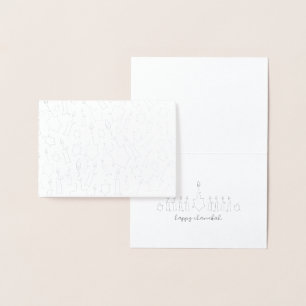 Chanukah Foil Card
