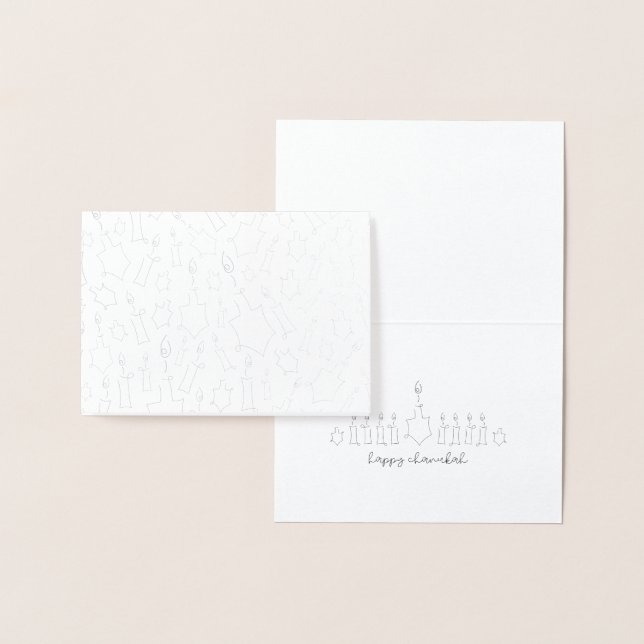 Chanukah Foil Card (Display)