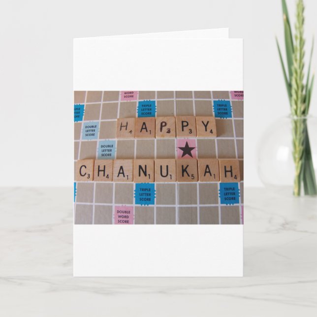 Chanukah Game Holiday Card (Front)