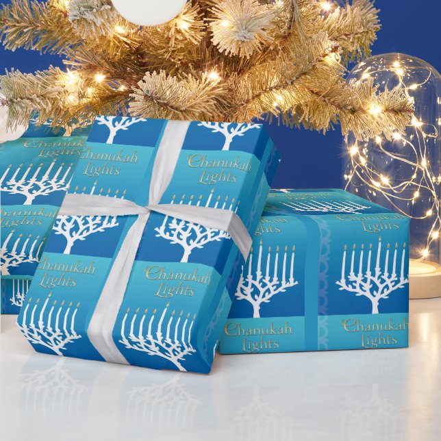 Chanukah Hanukkah Wrapping Paper Gift Wrap (Holidays)