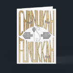 "Chanukah is Funukkah" Greeting Card<br><div class="desc">"Here's to a "Chanukah is Funukkah" Greeting Card with Envelope. To personalize this card simply delete text inside and add your own words. Choose your favorite font style, color, size, and wording. Thanks for stopping and shopping by. Much appreciated!!! Happy Chanukah/Hanukkah! Size: Standard (5" x 7") Birthdays or holidays, good...</div>