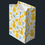 Chanukah Menorahs Gelt White Medium Gift Bag<br><div class="desc">Create a lovely Chanukah gift with this gift bag and matching tissue paper.</div>