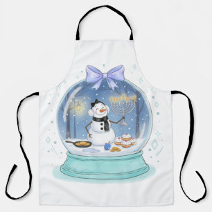 Chanukah Snow Globe Apron