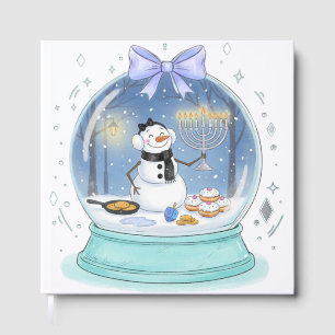 Chanukah Snow Globe Guest Book