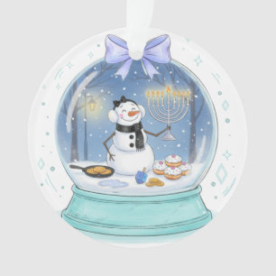 Chanukah Snow Globe Ornament