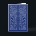 Chanukah ~ Star of David Scrollwork Greeting Cards<br><div class="desc">Elaborate swirls of rich scrollwork based on Moroccan Jewish artefacts from centuries ago decorate this elegant Chanukah card</div>