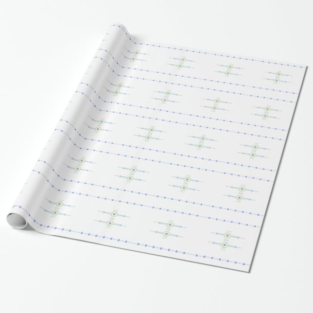 Chanukah Wrapping Paper (Unrolled)