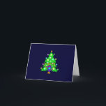 Chanukkah and Christmas Holiday Card<br><div class="desc">Hanukkah and Christmas together is perfect for interfaith families who celebrate both holidays. Featuring a chanukah menorah in front of a Christmas tree bringing out the spirit of the holidays.</div>