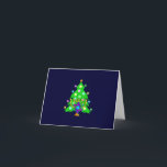 Chanukkah and Christmas Holiday Card<br><div class="desc">Hanukkah and Christmas together is perfect for interfaith families who celebrate both holidays. Featuring a chanukah menorah in front of a Christmas tree bringing out the spirit of the holidays.</div>