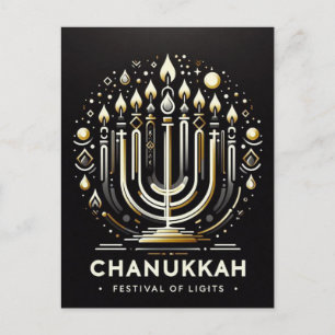Chanukkah Festival of Lights Postcard