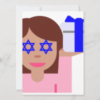 chanukkah hair flip emoji