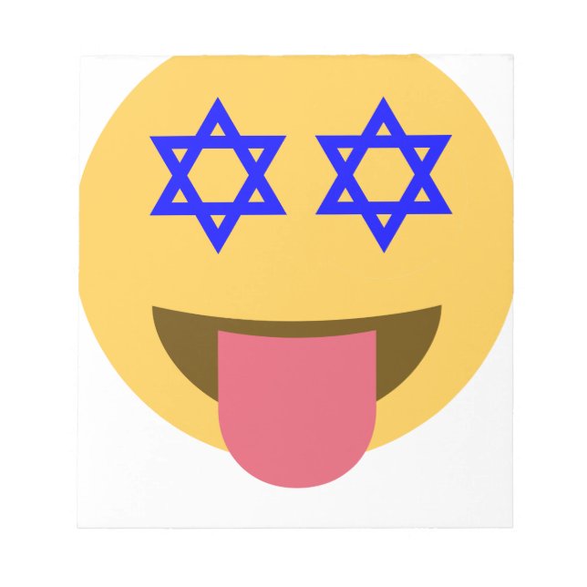 chanukkah hanukkah emoji notepad (Front)