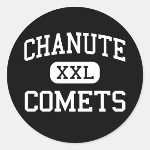 Chanute - Comets - High School - Chanute Kansas Classic Round Sticker