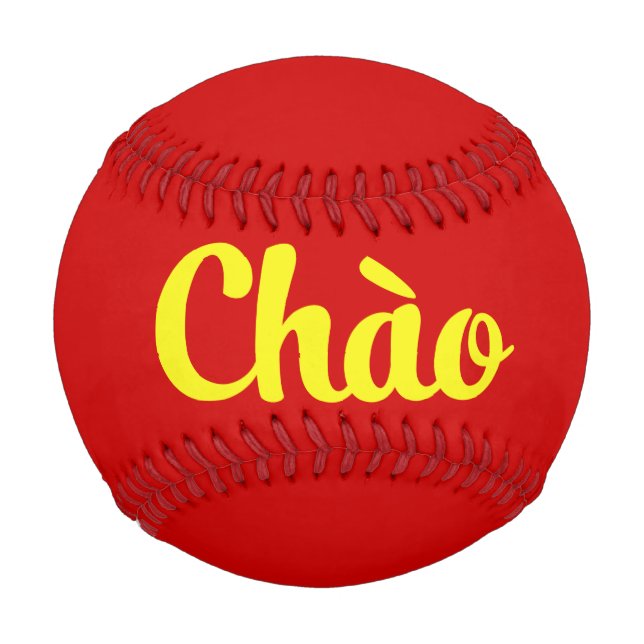 Chào / Hello ~ Vietnam / Vietnamese / Tiếng Việt Baseball (Front)