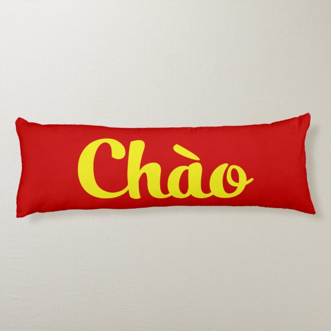 Chào / Hello ~ Vietnam / Vietnamese / Tiếng Việt Body Cushion (Back)