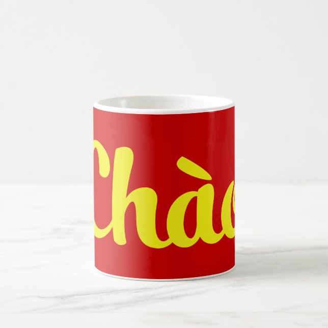 Chào / Hello ~ Vietnam / Vietnamese / Tiếng Việt Coffee Mug (Center)