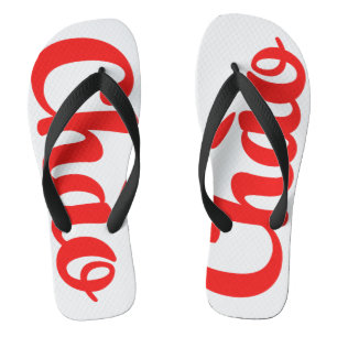Chào / Hello ~ Vietnam / Vietnamese / Tiếng Việt Flip Flops