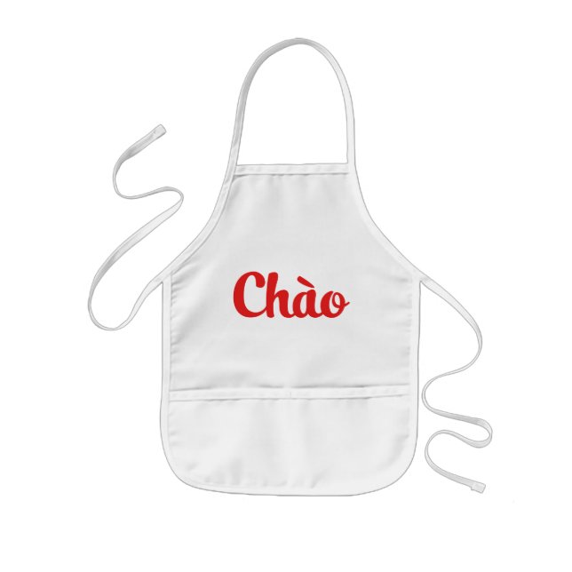 Chào / Hello ~ Vietnam / Vietnamese / Tiếng Việt Kids Apron (Front)