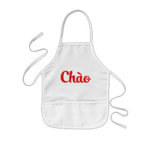 Chào / Hello ~ Vietnam / Vietnamese / Tiếng Vi Kids Apron