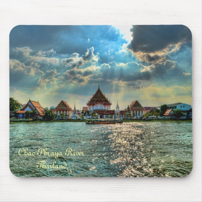 Chao Phraya River, Thailand Mouse Mat (Front)