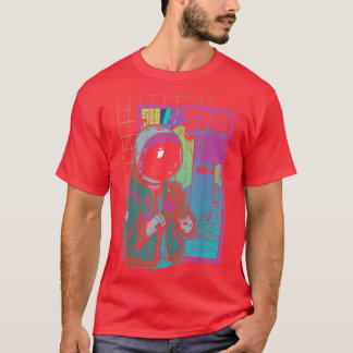 Chaos Astronaut Punk Spaceman  T-Shirt