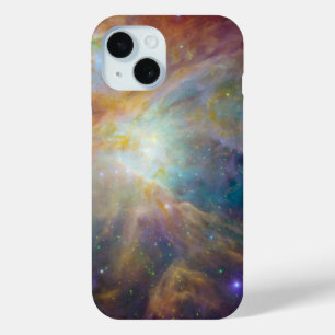 Chaos at Heart of Orion Spitzer Hubble Composite iPhone 15 Case