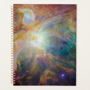 Chaos at Heart of Orion Spitzer Hubble Composite Planner