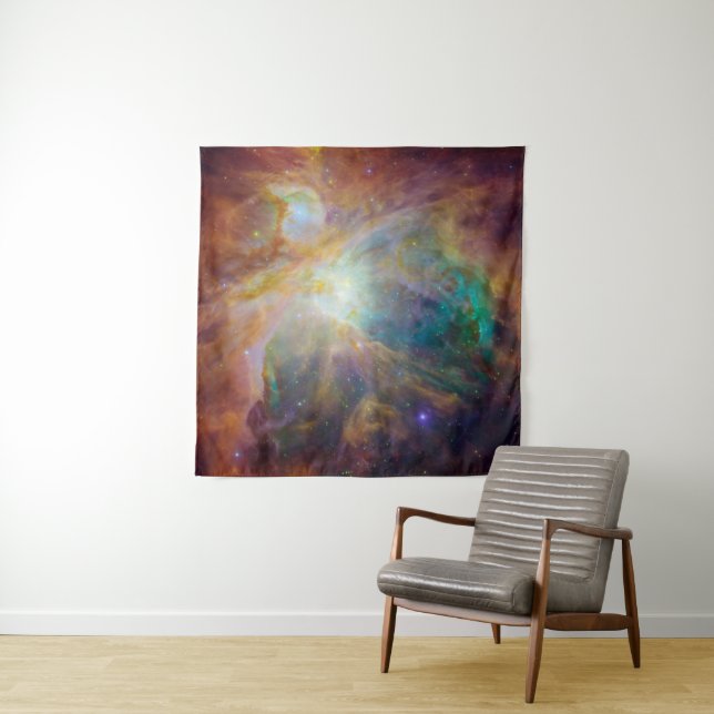 Chaos at Heart of Orion Spitzer Hubble Composite Tapestry (In Situ)