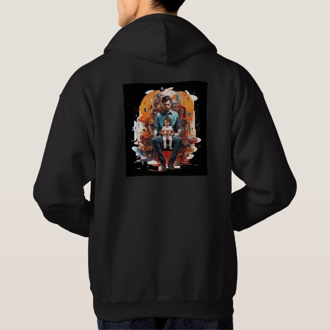 Chaos & Calm: The Balance of Life Hoodie  (Back)