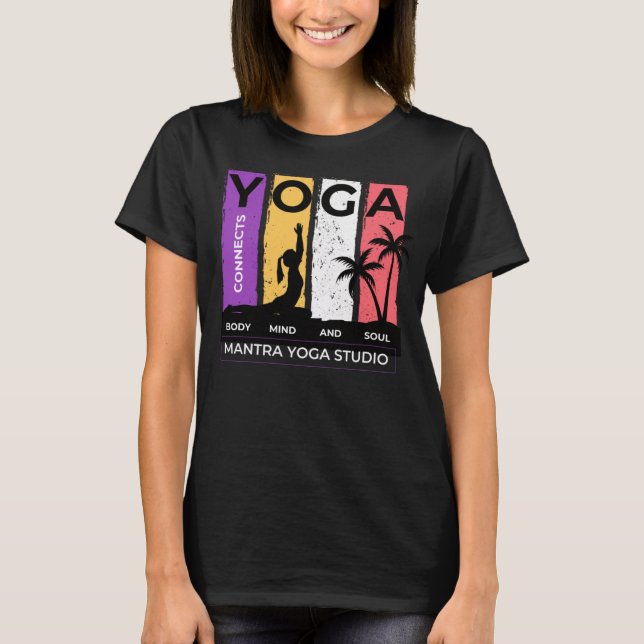 "Chaos & Chakra – Yoga Punk Streetwear" T-Shirt (Front)