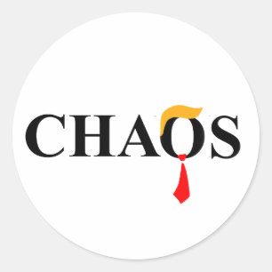 Chaos Classic Round Sticker