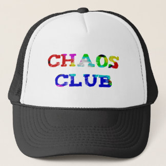 chaos club trucker hat