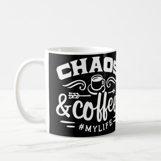 Chaos & Coffee Coffee Mug (Left)