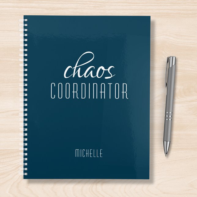 Chaos Coordinator Blue Personalised Name Planner (Creator Uploaded)