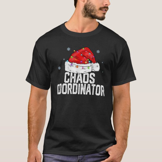 Chaos Coordinator Christmas Women Family Matching  T-Shirt (Front)
