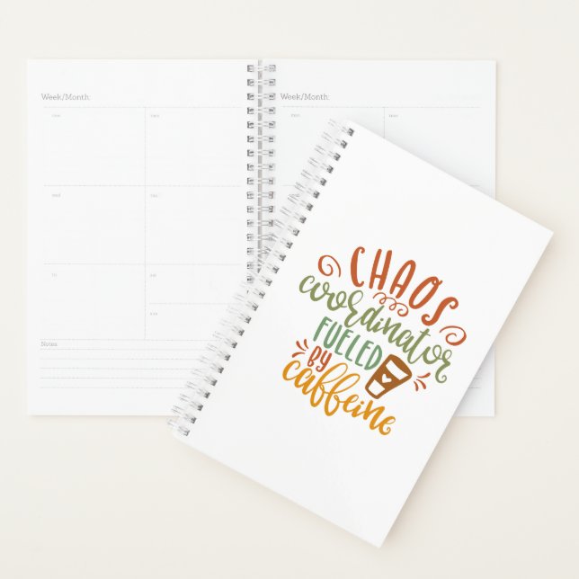 Chaos Coordinator Coffee Related Planner (Display)