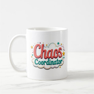 Chaos Coordinator Colourful Coffee Mug
