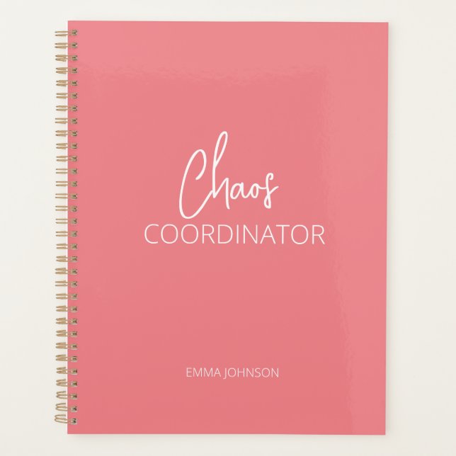 Chaos Coordinator | Coral Planner (Front)