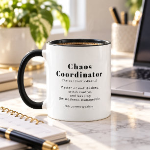 Chaos Coordinator Definition Custom Photo Mug