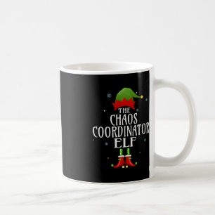 Chaos Coordinator Elf Xmas Groupe Matching Pajama Coffee Mug