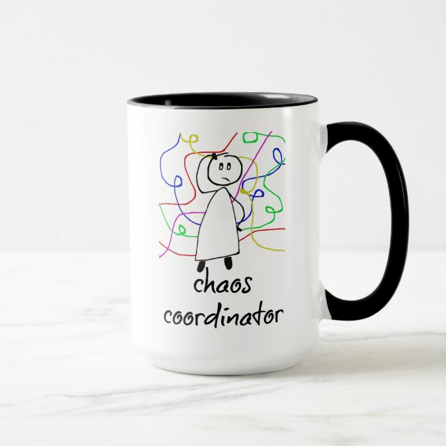 Chaos Coordinator, Funny, Coffee Mug (Right)
