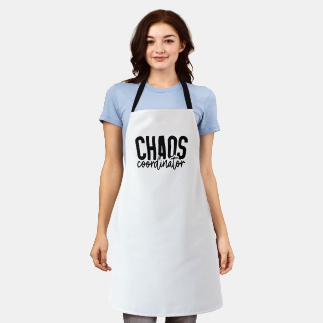 Chaos Coordinator - Funny Mum Life Quote  Apron (Worn)