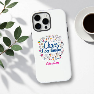 Chaos Coordinator Funny Personalised Mother's Day iPhone 16 Pro Max Case
